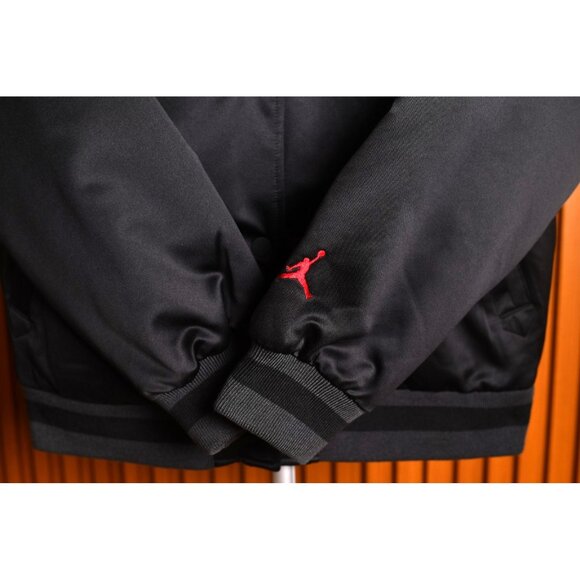 New! Nike Air Jordan Varsity Core Black Jacket for Women | Size: XS | MSRP $175 - Picture 5 of 16